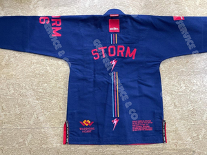 Solarstorm 96-bleu Royal, style brésilien, jiu jitsu gi, broderie lourde, marque de qualité supérieure, bjj gi pour hommes et femmes - Product Image 3