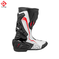 Top qualité cuir vitesse motard vêtements de sport moto bottes Offre Spéciale course moto chaussures moto Auto course porter des bottes