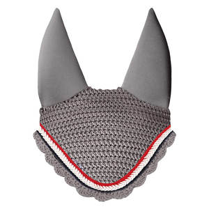 Bonnet d'oreille de cheval haute Performance Protection UV voile de mouche tricoté doux équipement équestre professionnel par Standard International - Product Image 1