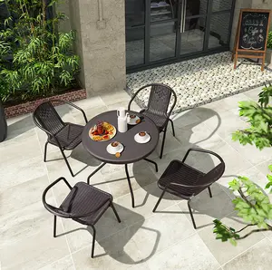 Silla de plástico de aleación de aluminio para exteriores, muebles de jardín populares, sillas de Patio, venta al por mayor