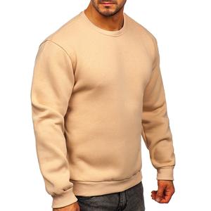 Sudadera con capucha estampada personalizada para hombre forro polar de poliéster 100% de algodón de alta calidad con diseño en relieve teñido liso para el invierno - Product Image 4