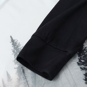 Sweat à capuche blanc pour hommes, personnalisé, grande taille, pull polaire, gros, streetwear - Product Image 5