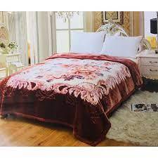 ผ้าห่มมิงค์เกาหลีลายดอกไม้ ผ้าห่มหนานุ่ม อุ่นสบาย ขนาดเตียงคู่ ถักจากโพลีเอสเตอร์ น้ำหนัก 2 กก. สำหรับฤดูหนาว ลายดอกไม้ทอ - Product Image 2