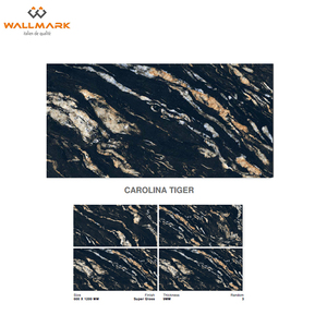 กระเบื้องปูพื้นพอร์ซเลนขัดเงาสีดำกระเบื้องพื้นพอร์ซเลนแบบเต็มตัวพร้อมขนาด600*600มม. จากผู้ผลิตชั้นนำ - Product Image 3
