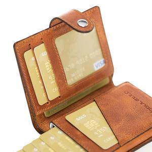 Palermo kinh doanh sang trọng <span class=keywords><strong>RFID</strong></span> <span class=keywords><strong>Blocker</strong></span> Ví da chính hãng với nút đóng cửa cao cấp chủ thẻ - Product Image 6