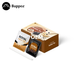 ชานมไข่มุกพร้อมดื่มแบบ OEM รสชาติบราวน์ชูการ์ สำหรับธุรกิจบริการอาหาร - Product Image 1