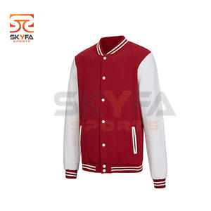 Veste universitaire à manches longues pour homme, veste de collège - Product Image 4