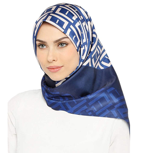 Hijab elástico de algodón para mujer, bufandas de cabeza lisas, estolas de alta calidad, al por mayor - Product Image 3