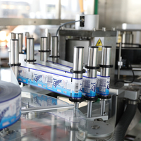 Étiqueteuse automatique bpp pour bouteilles, Machine de dépose d'étiquettes avec applicateur de colle à chaud