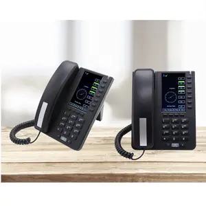 Negócios 4.3 polegada touch lcd gigabit lan voip telefone, desktop A23N-G poe