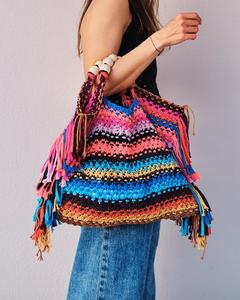 Bolso de Macramé de Alta Calidad, Diseño Bohemio, Hecho a Mano, Tejido a Mano, de Algodón, para Mujer - Product Image 2