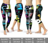 Leggings Personalizados al por Mayor con Diseño Nuevo de Monsters-Inc - en Capri o de Longitud Completa