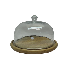 Handmade Acacia Wooden Base With <b>Glass</b> <b>Dome</b> for Christmas Display Round <b>Glass</b> <b>Dome</b> <b>Glass</b> <b>Dome</b> With Wood Base Resin Epoxy Mold - Product Image 1