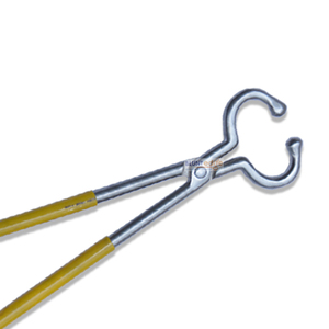 Porte-bouledogue vétérinaire réutilisable de haute qualité, manche long en acier inoxydable 44 cm, poignée en plastique, laisse pour bétail, porte-museau pour bovins - Product Image 5