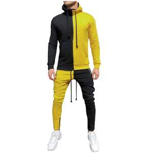 Jersey deportivo ajustado para hombre, chándales de Color sólido liso, conjunto de chándal para correr, talla estándar internacional para invierno - Product Image 6