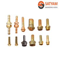 Raccord de tuyau d'arrosage barbelé en laiton indien de haute qualité 1/2 diamètre connecteur rapide excellente connexion d'eau à bas prix