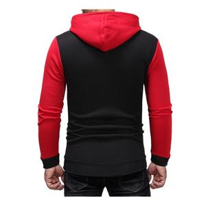 เสื้อมีฮู้ดสำหรับผู้ชาย,เสื้อสวมหัวแขนยาวมีซิปขนาดใหญ่พิเศษพิมพ์ลายแบบขายส่งกำหนดเองได้ - Product Image 3