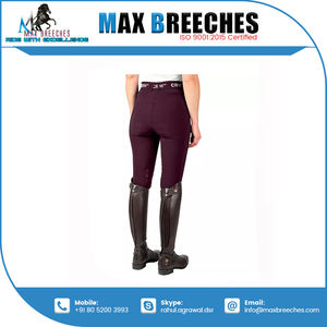 Logo personnalisé du fabricant Jodhpurs culotte équestre élégante à siège complet avec impression en silicone approvisionnement en vrac pour l'équitation - Product Image 5