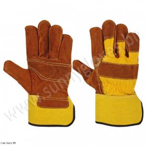 Guante de cuero de grano de vaca Beige para conductores, guante de trabajo, 2021 - Product Image 4