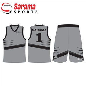 Uniforme de basket-ball Ensemble chemise et short fabriqué en usine Nouveau design Impression par sublimation Uniforme de basket-ball, - Product Image 1