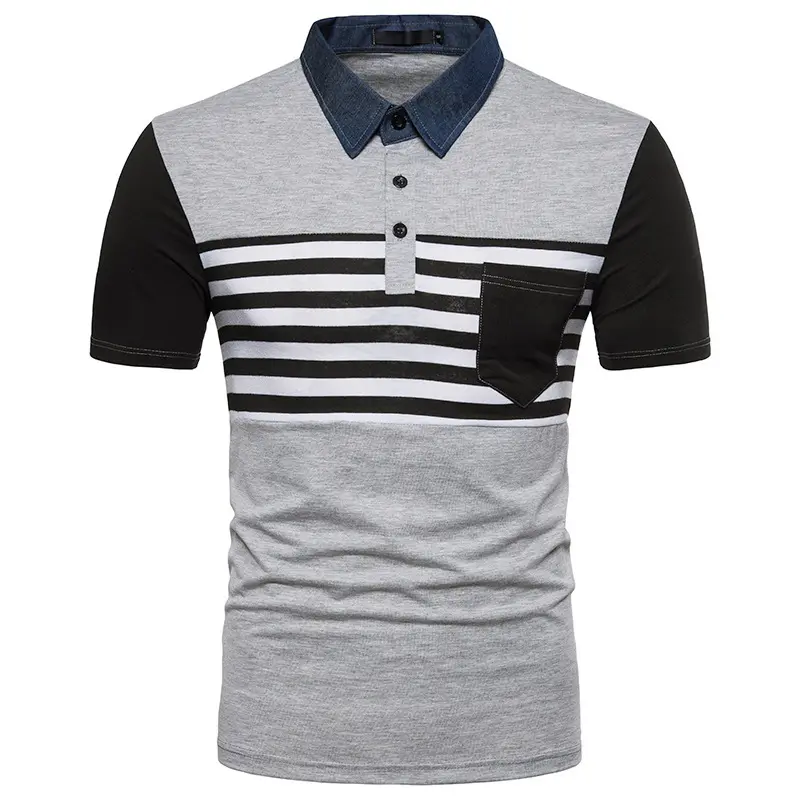 OEM Wholesale Custom Logo Plain Blank Gym Clothes Quick Shirts Original Cotton Polo T Shirt for Men