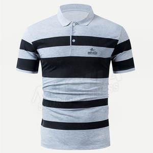 Camiseta de manga corta para hombre, Polo de alta calidad, venta al por mayor - Product Image 1