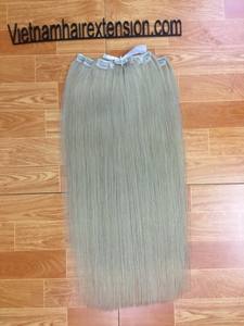 Extensions de cheveux à clipser - Cheveux humains bruts - Cheveux vierges Remy - Très épais - Lisses et soyeux - 110g par clip - Origine Vietnam - Product Image 5