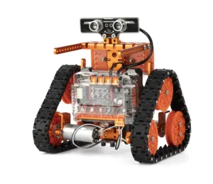 热卖壁式机器人远程控制机器人套件，带零件6合1蒸汽教育机器人玩具