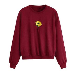 Sudadera Unisex de Alta Calidad para Invierno, con Cuello Redondo, de Algodón y Felpa, con Bordado a Cuadros - Product Image 3