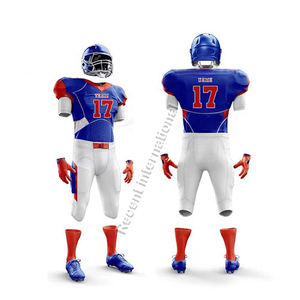 Uniforme de fútbol de alta calidad para mujer, uniforme americano de equipo de fútbol con cuello en V, ropa deportiva - Product Image 5