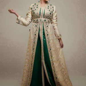 Caftán TRENDY--ELEGANT para boda y fiesta, hermoso vestido con adorno elegante, cuentas de cristal, trabajo de piedra, 2021 - Product Image 1