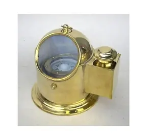 Brass Binnacle Compass With Oil Lamp Manufacturer Wholesaler