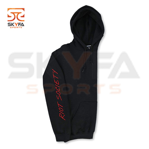 Sweat à capuche unisexe en coton/polyester, plusieurs couleurs, logo personnalisé brodé uni, pour hommes, prix bas, offre spéciale - Product Image 5