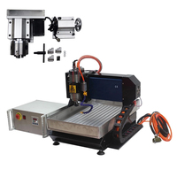 Personnalisé drôle bricolage Mini CNC 3040 Structure en acier routeur 4 axes acier Cutter graveur Machine bureau