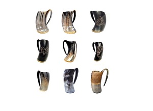 Taza Vikinga de Cuerno de Búfalo Nacional Más Vendida, 200-250 ml, Taza de Cerveza Ecológica, Directamente de Fábrica, Artesanía de Calidad - Product Image 4