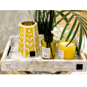 Plateau à incrustation de perles Bakhoor, 10 pièces, boîte aclyrie, brûleur bazin, Mabkhara par oxaxiale, accessoires de maison, meilleure vente - Product Image 1