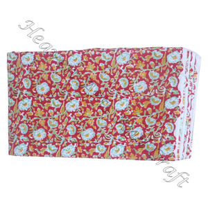 Tela de algodón de fábrica directa hecha a mano elegancia 5 yardas tela para correr bloque de mano impreso 100% tela de gasa de algodón suave venta indio - Product Image 6