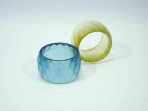 Anillo cuadrado y circular de resina de alta calidad, soporte para servilletas, para restaurante, hotel y hogar, nuevo diseño - Product Image 4