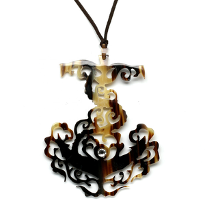 Collier pendentif pour femme de style classique, fait main, en corne, best-seller 2026, produits phares en promotion - Product Image 1