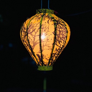 Lanterne en bambou artisanale du Vietnam, en satin, pour restaurant, fête, décoration de mariage, à suspendre, avec housse en tissu de soie DIY, colorée, vente en gros, exportation - Product Image 2