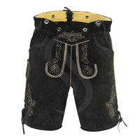 Meilleure qualité allemand Trachten Lederhosen Shorts nouveau Design 2024 personnalisé Style décontracté motif solide brodé cuir 6XL Logo