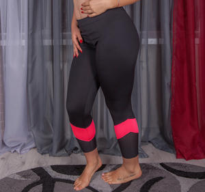 Leggings Pantalon Polyester Spandex taille Haute femmes Extensible Legging vafir-0556 - Product Image 2