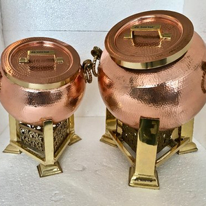 หม้อทองแดงแท้พร้อมหูจับ รุ่นล่าสุด สำหรับทำบริยานีและซุป - Product Image 1