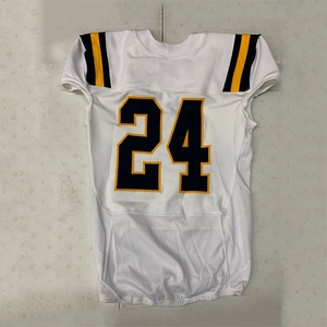 Uniformes de fútbol americano de diseño personalizado, camisetas transpirables de secado rápido, tecnología de impresión sublimada, tallas grandes altas - Product Image 3