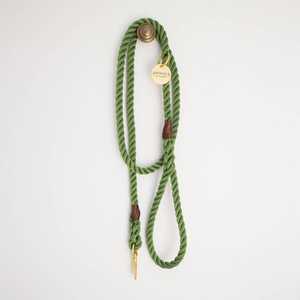 Correa para Perro de Cuerda de Algodón Verde Musgo Premium – Correa Resistente y Elegante para Entrenamiento y Paseo de Mascotas - Product Image 1