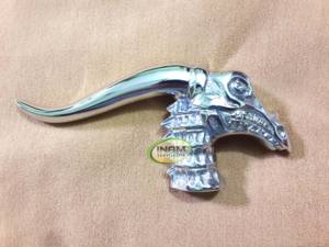 Poignée en laiton coulé faite à la main / poignées en métal pour cannes et parapluies par INAM HANDICRAFTS - Product Image 2