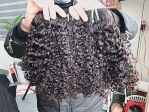 Extensions de cheveux naturels bouclés profonds, cheveux vietnamiens, plusieurs donneurs, couleur teintée, vente en gros - Product Image 3