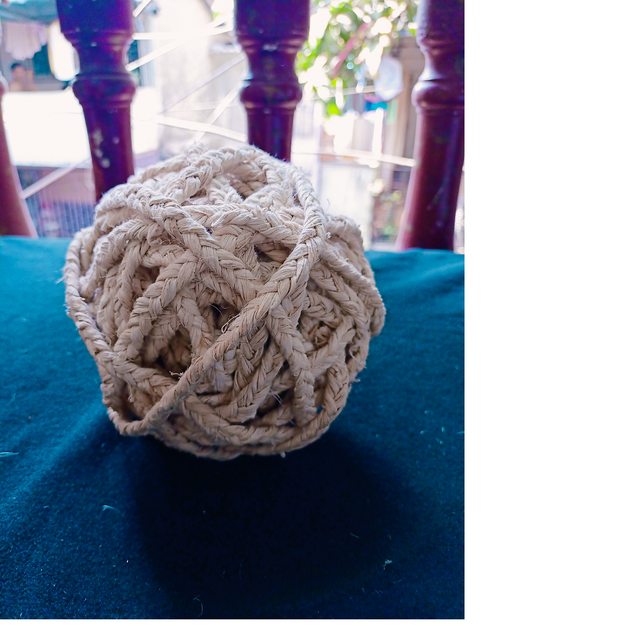 Okra Braided Yarn Dyed in Custom Made Balls Modal/Bamboo Blended for Knitting & Sewing