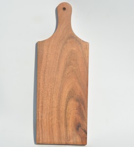 เขียงไม้อาเคเซียเขียงไม้พิมพ์ลายด้วยเลเซอร์เขียงหั่นผักในครัวและชีส - Product Image 4