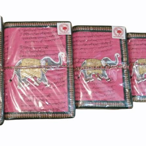 สมุดบันทึกทำมือจากกระดาษ สมุดบันทึกสไตล์โบโฮวินเทจสำหรับนักเรียน - Product Image 1